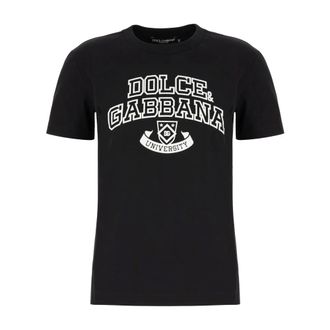 Dolce & Gabbana Dames, Tops, Zwart, Maat: S Katoen