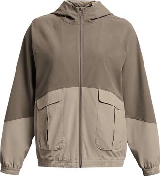 Under Armour (WMNS) Under Armour ArmourSport Cargo Oversized Jacket Brown 1382699-200