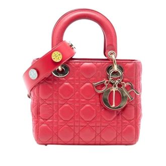 Dior Pre-owned Vintage Handtas - Dames - Pre-owned - Roze - Maat: ONE Size Leer