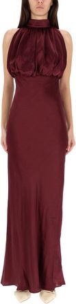 Rotate Burgundy Maxi Dress