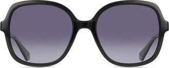 Polaroid PLD 4177/S/X Polarized 807/WJ Womens Sunglasses Black Size 55