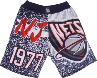 Mitchell & Ness Basketbalshorts man - Heren - Korte sportbroeken - Grijs - XL - Fitness