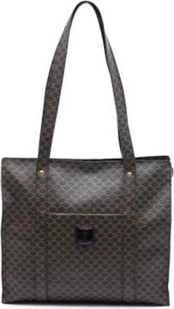 Celine Pre-owned Canvas Tote Bag - Dames - Vintage Shopper - Bruin - ONE Size - Vintage