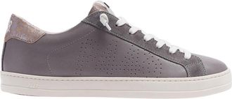 P448 John Silk - Dames - Sneakers - Grijs - 36 EU - Leer - Schoenen