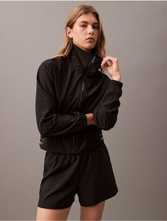 Calvin Klein Calvin Klein Womens Modern Sport Windbreaker Jacket - Black - XS