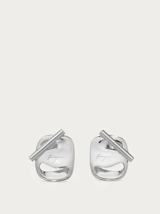 Ferragamo Women Vara earrings (L) Silver