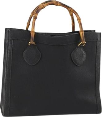 Gucci Pre-owned Handbags, female, Black, Size: ONE SIZE Pre-owned Hand Bag