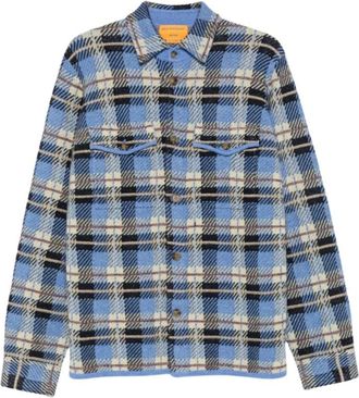 Guest In Residence Overhemden, Dames, Blauw, S, Kasjmier, Plaid Werkshirt