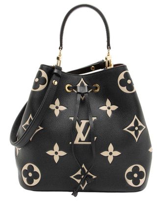 Louis Vuitton Giant Monogram Empreinte Bicolor Neonoe Mm (Authentic Pre-Loved)
