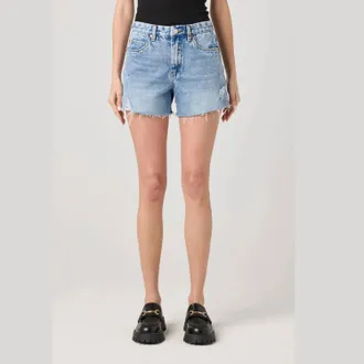 Blank NYC Barrow Off The Cuff Denim Short In Blue
