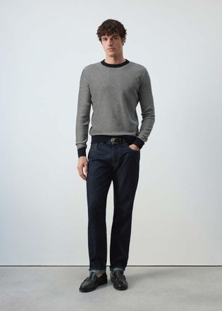 Mango Pullover 100% cotone maglia fine navy - Uomo - XXL - MANGO MAN