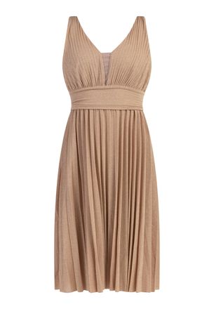Faina midi-jurk Dames goud