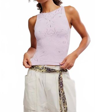 Free People Womens Flirty Flutters Tank Top In Orchid Hush