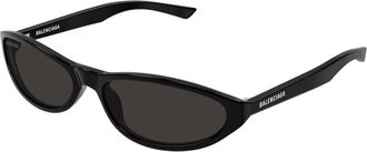 Balenciaga Round-frame Sunglasses - Black - One Size