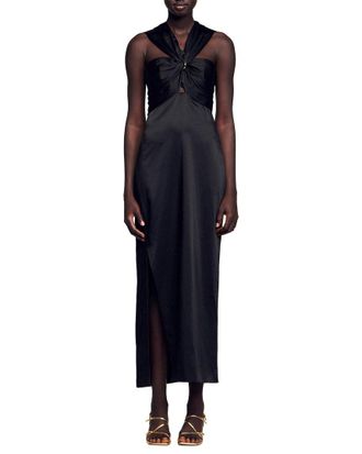 Sandro Tailored Maxi Dress