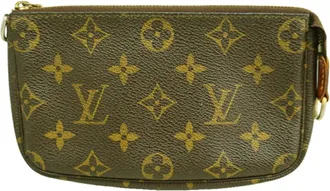 Louis Vuitton Brown Pouch (Pre-Owned)