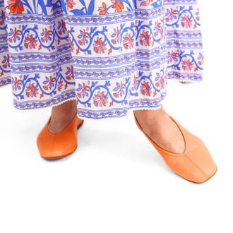 Wonders Womens Ballet Flat Shoes In Sauvage Apricot