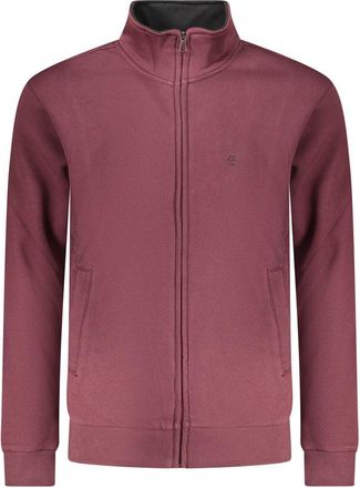 Coveri Moving Rosso Katoenen Heren Sweatshirt