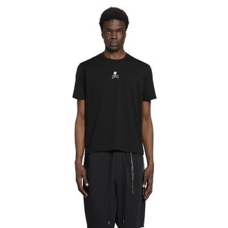 MASTERMIND WORLD Rhinestone Cotton T-Shirt