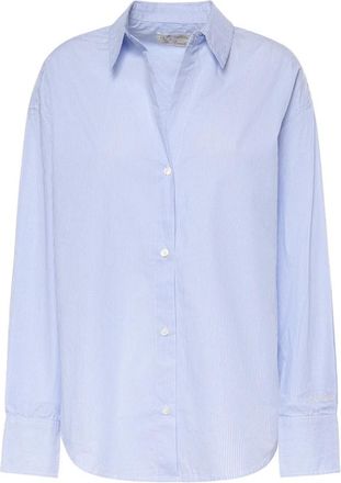 MC2 Saint Barth Long Sleeve Shirt - Dames - Overhemden - Blauw - M - Overhemden