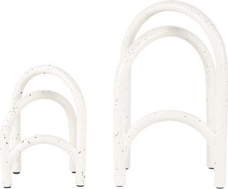 Mercana Set Of 2 Springe Speckled Arch Decorative Objects