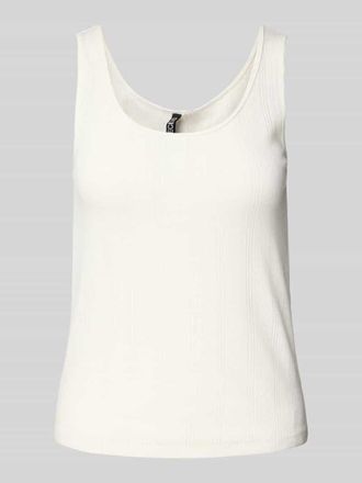 Pieces Regular Fit Tank Top aus Baumwoll-Mix Modell FIA in Weiss, Gr&ouml;&szlig;e M