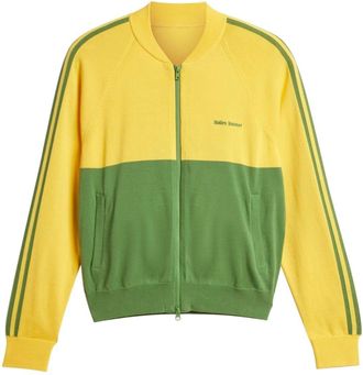 adidas x Wales Bonner zip-up track jacket - unisex - Cotton - M - Green