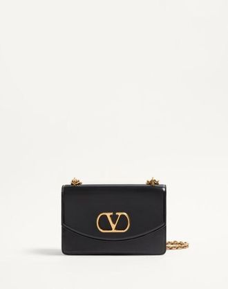 Valentino Garavani Valentino Garavani Vain Shoulder Bag In Shiny Calfskin Wo