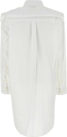 Y / Project Womens Y Project Chain Shirt Dress White Organic Cotton