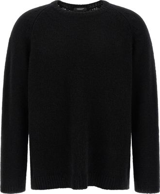 Undercover Black Wool Mens Cardigan