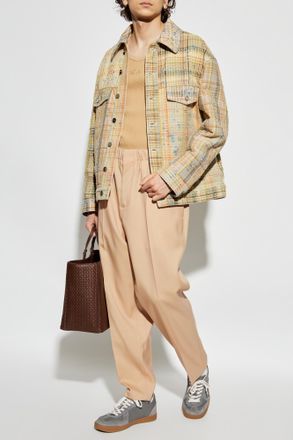 Fendi Ribbed Top, Mens, Beige