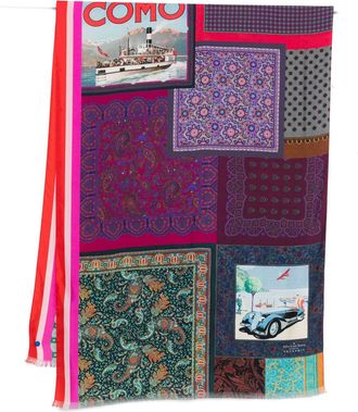 032c Pierre Louis Mascia Silk Printed Scarf