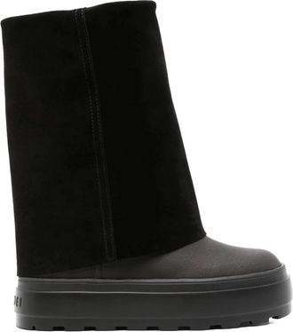 Casadei Zwarte Rovescia Laarzen - Dames - Hoge Laarzen - Zwart - 40 EU - Schoenen