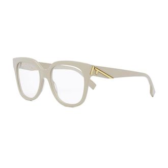 Fendi Ladies Black Square Eyeglass Frames FE50064I 025