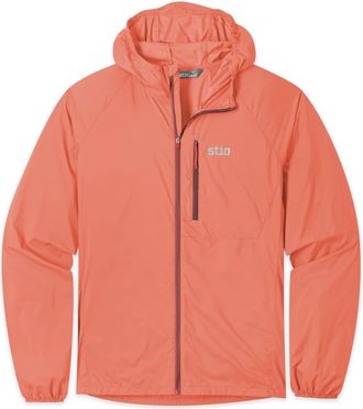 Stio | Mens Second Light Windshell Jacket, Size Extra Large in Hot Sauce