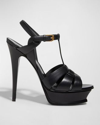 サンダル・ミュール SAINT LAURENT Women Sandals 315487AAAOW1000 Black Saint Laurent Sandals Women Satin Black | B-Exit – B-Exit