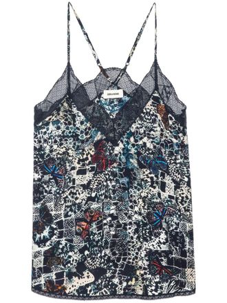Zadig&Voltaire Christy top - women - Viscose - S - Neutrals