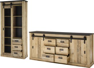 HOME AFFAIRE Wohnwand »SHERWOOD« 2 Stk. tlg