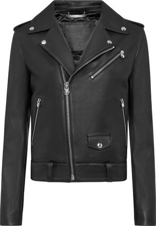 Philipp Plein Leren Motorrijder