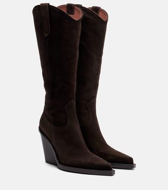 PARIS TEXAS Vegas 100 suede cowboy boots