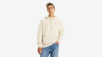 Levi's The Original Housemark Hoodie - Mens - XS - Neutral / Fog