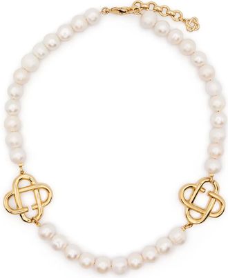 Casablanca Halsketting met zoetwaterparel - Goud