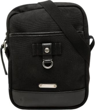 Saint Laurent Pre-owned Rivington Crossbody Bag - Dames - Vintage Schoudertas - Zwart - ONE Size - Leer - Vintage