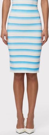 H&eacute;rve L&eacute;ger The Jessi Skirt in Sky Ombre at Nordstrom, Size Xx-Small