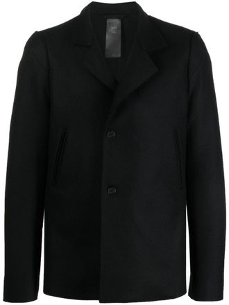 SAPIO Double-Breasted Cotton-Wool Blazer