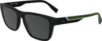 Lacoste Stijlvolle zonnebril in zwart - Heren - Zonnebrillen - Zwart - 54 MM - Accessoires