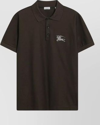 Burberry cotton polo shirt featuring ekd design