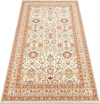 RugsX Rugsx - Alfombra De Lana Soho 477.26.la100 Osta Adorno, Marco Natural Beige / Terracota Beige 160x240 Cm