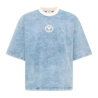 Carlo Colucci Carlo Colucci, T-Shirts, male, Blue, Size: 2XL T-Shirts