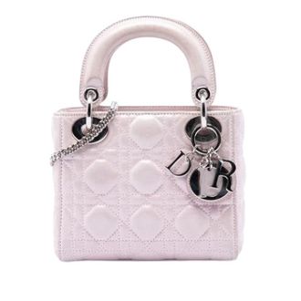 Dior Pre-owned Mini Lady Dior - Dames - Vintage Handtas - Roze - ONE Size - Leer - Vintage